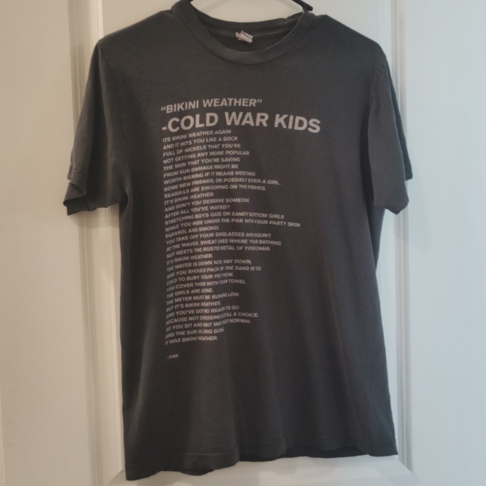 Men's Medium Cold War Kids Band Tee